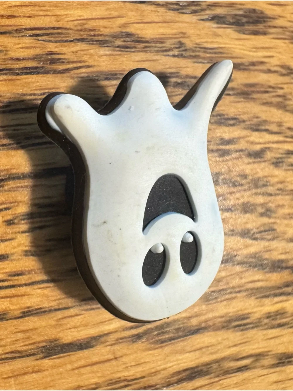 Jibbitz White Ghost Shoe Charms - Playful Faces, Y2K, Vintage